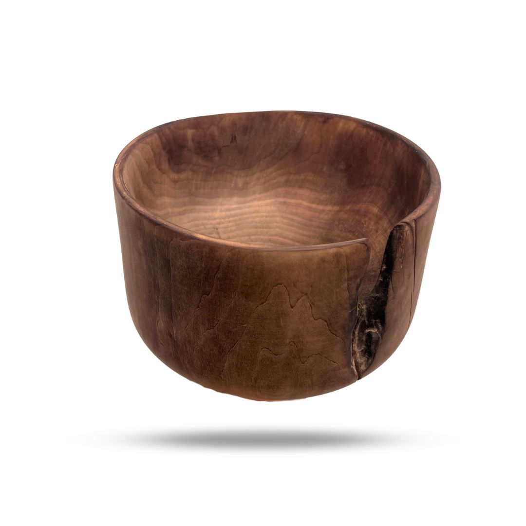 Gluosnio medienos rankų darbo dubuo