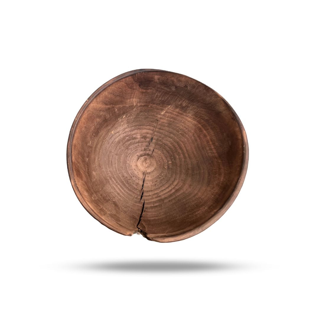 Gluosnio medienos rankų darbo dubuo